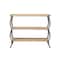 Brown Iron Rustic Console Table, 33" x 39" x 13"